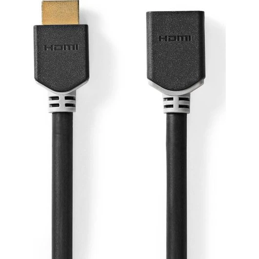 Nedis HDMI 8K 48 Gbps Forlængerkabel 1 m, antracit