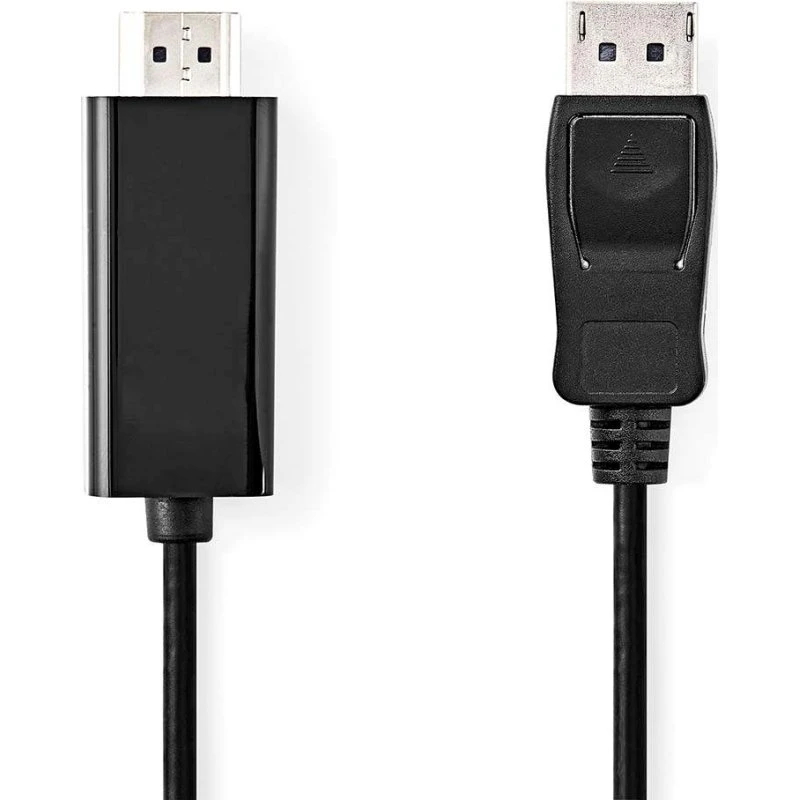 Nedis CCGL37100BK10 DisplayPort til HDMI-kabel, 1 m, sort