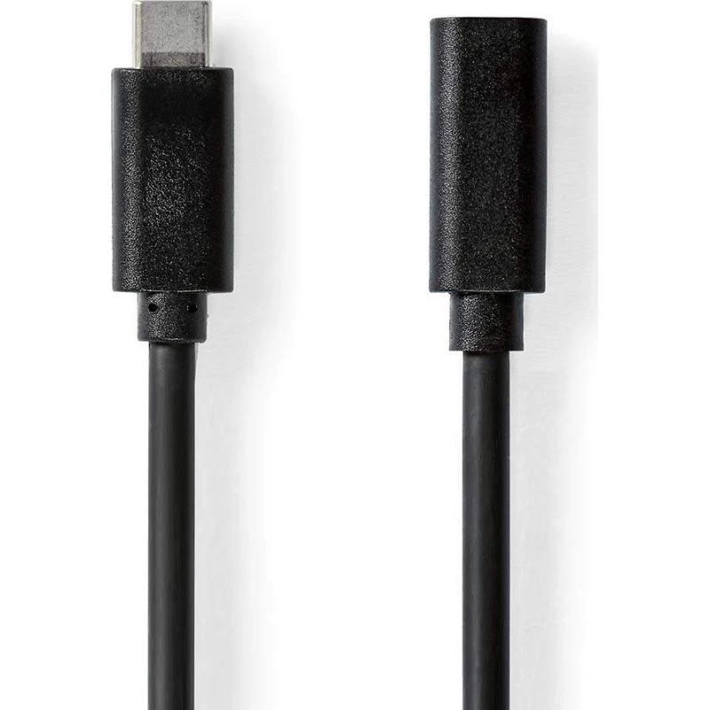 Nedis USB-C Forlængerkabel 2m 60W 5Gbps Nikkelplateret