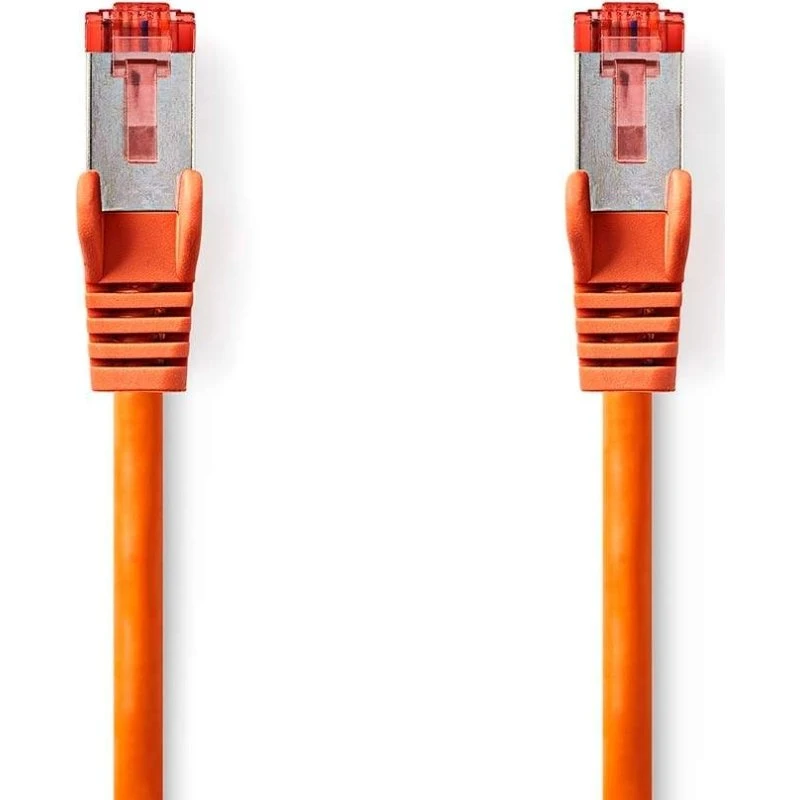 Nedis CCGL85221OG025 Kat 6 S/FTP-netværkskabel, 0,25 m, Orange