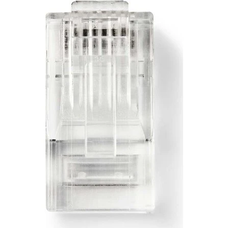 Nedis CCGB89305TP Guldplateret RJ45 Han-stik CAT6, 10 stk.