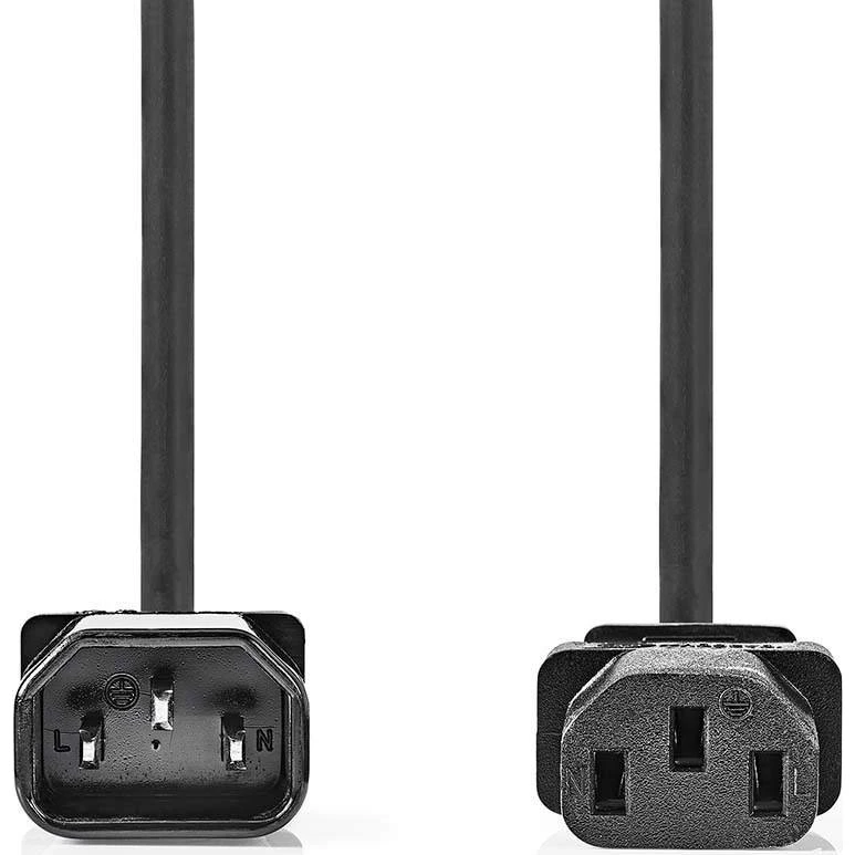 Nedis CEGL10500BK50 5 m strømkabel, sort