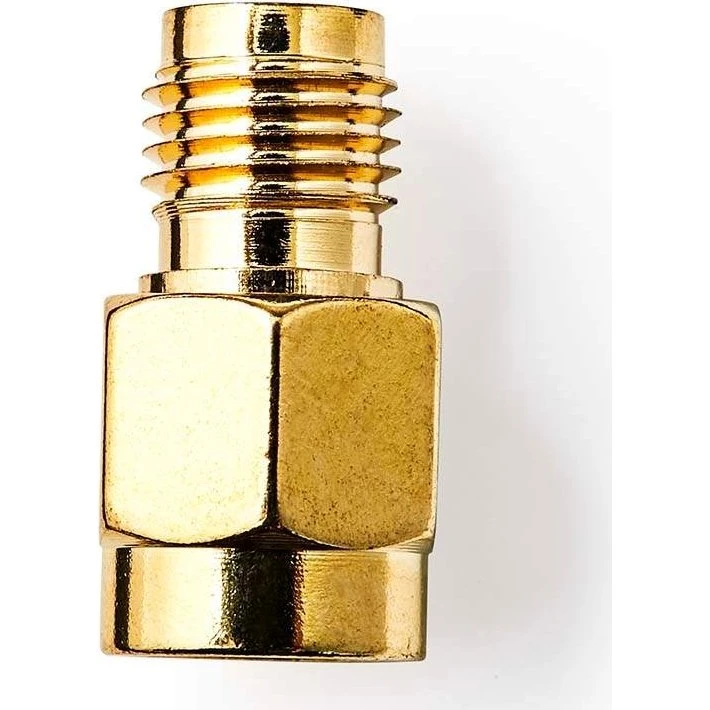 Nedis CSGB02112GD SMA Adapter, Guldplateret, 50 Ohm