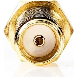 Nedis SMA Hun til TS9 Adapter, Guldplateret, 2 stk