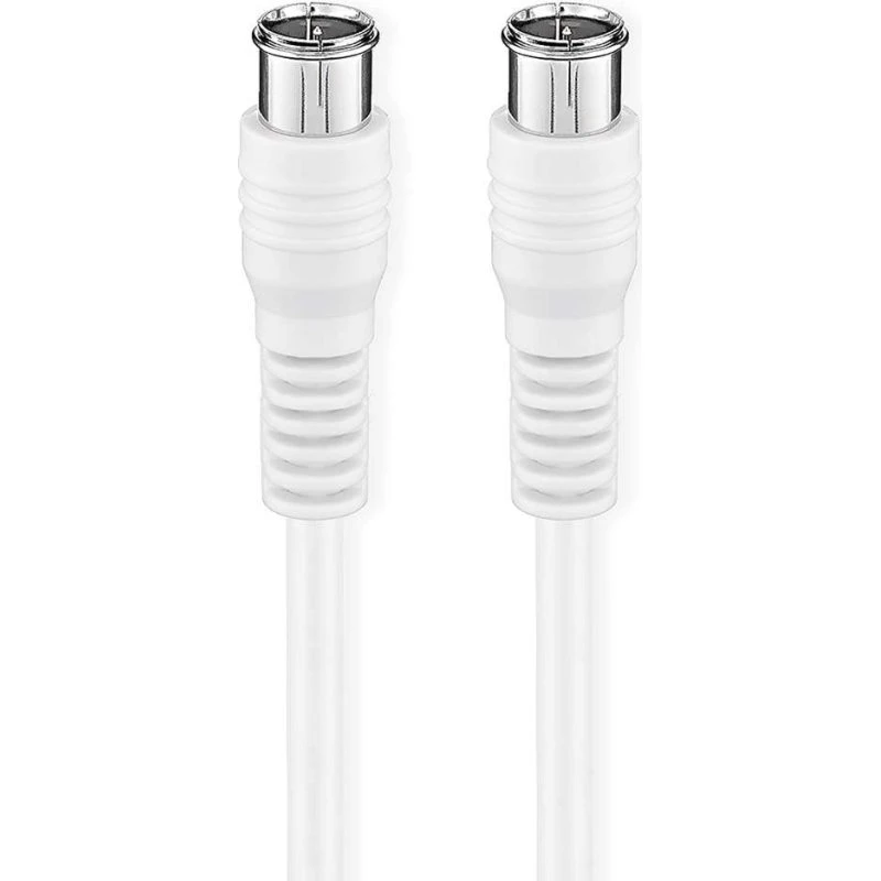 Nedis F Quick-F Quick-kabel, nikkelplateret, 2 m