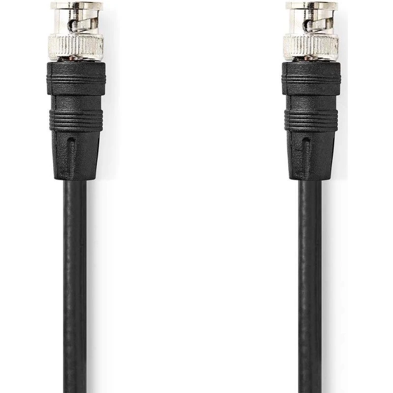 Nedis CVGL01000BK20 2,0 m BNC koaksialkabel, sort
