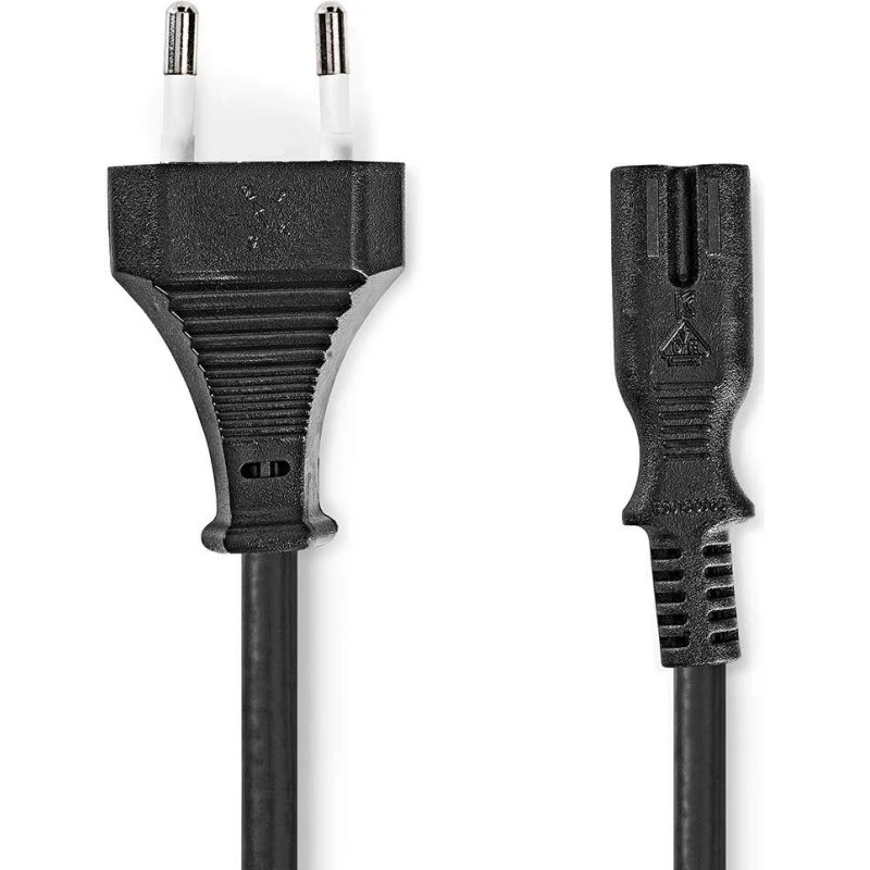 Nedis CEGL11042BK20 Strømkabel, 2 m, Sort