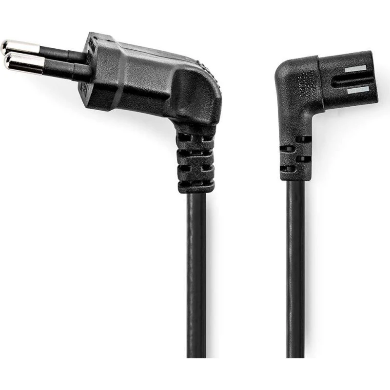 Nedis CEGL11055BK30 3 m vinklet strømkabel, sort