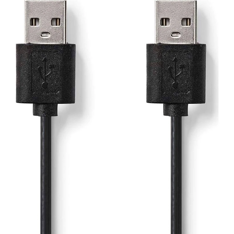 Nedis CCGL60001BK20 USB 2.0-kabel, 2 m, sort