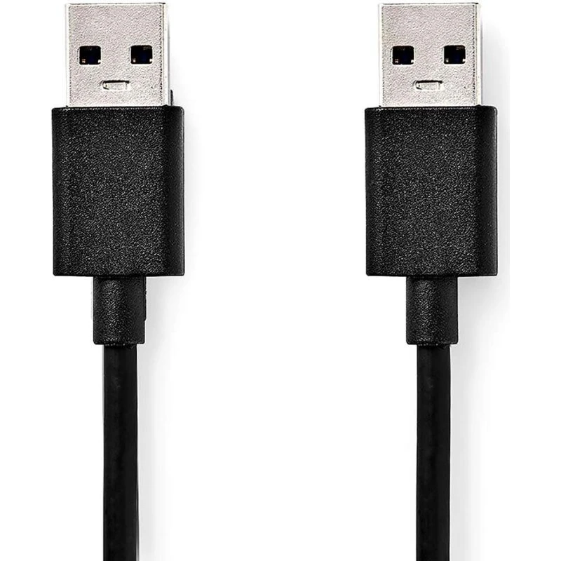 Nedis CCGB61000BK20 USB 3.2 Gen 1 2 m USB-A til USB-A, sort