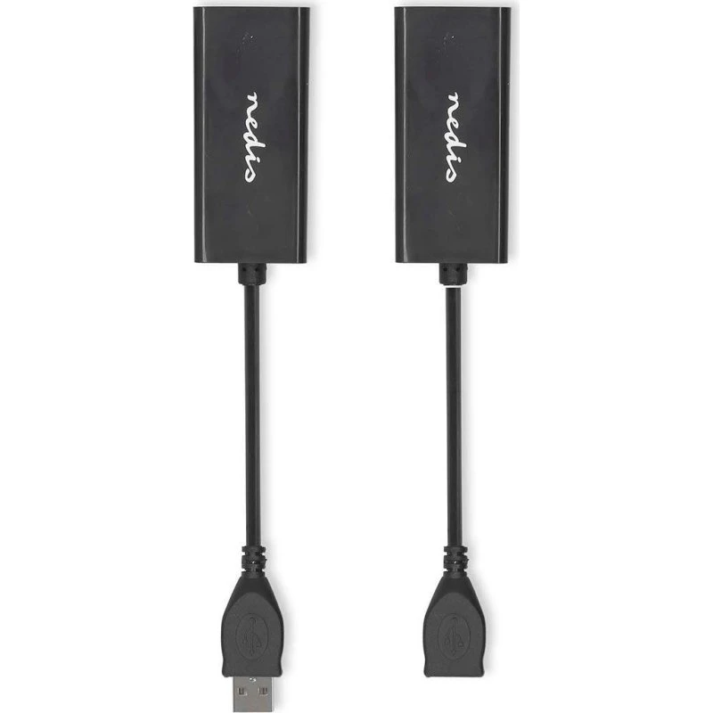 Nedis USB 2.0 Extender 50 m | Nikkelplateret | Rund