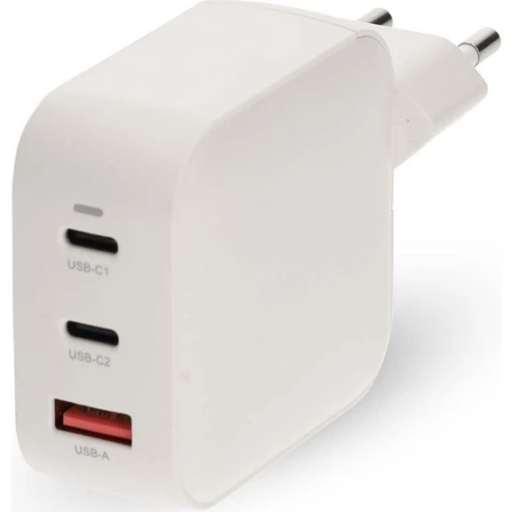 Nedis Vægoplader 100W GaN PD3.0 3-Port USB-C Hvid