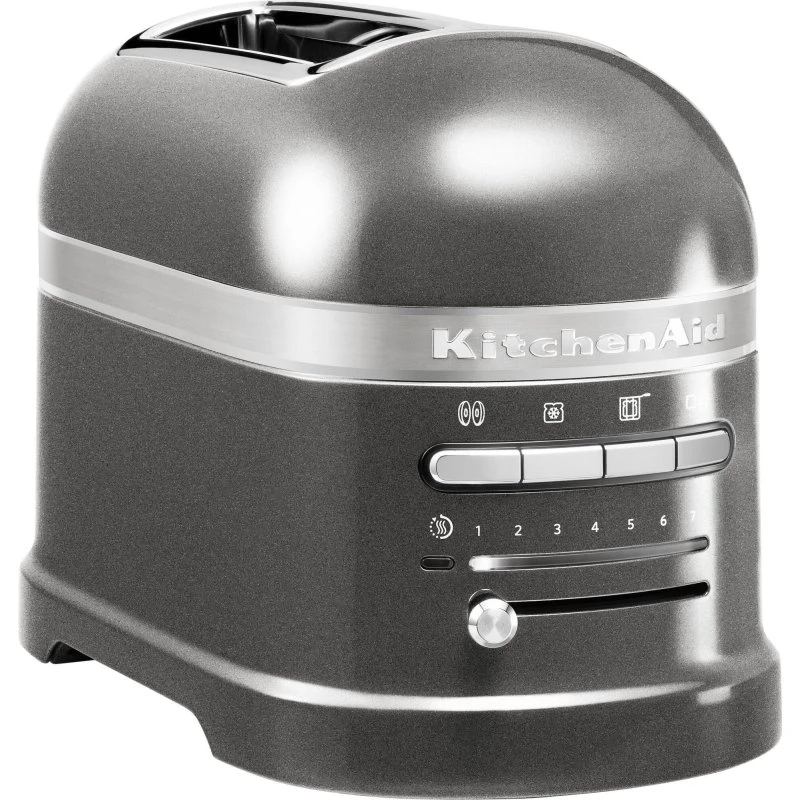 KitchenAid Artisan 2-skiver brødrister, sølv, 1250W