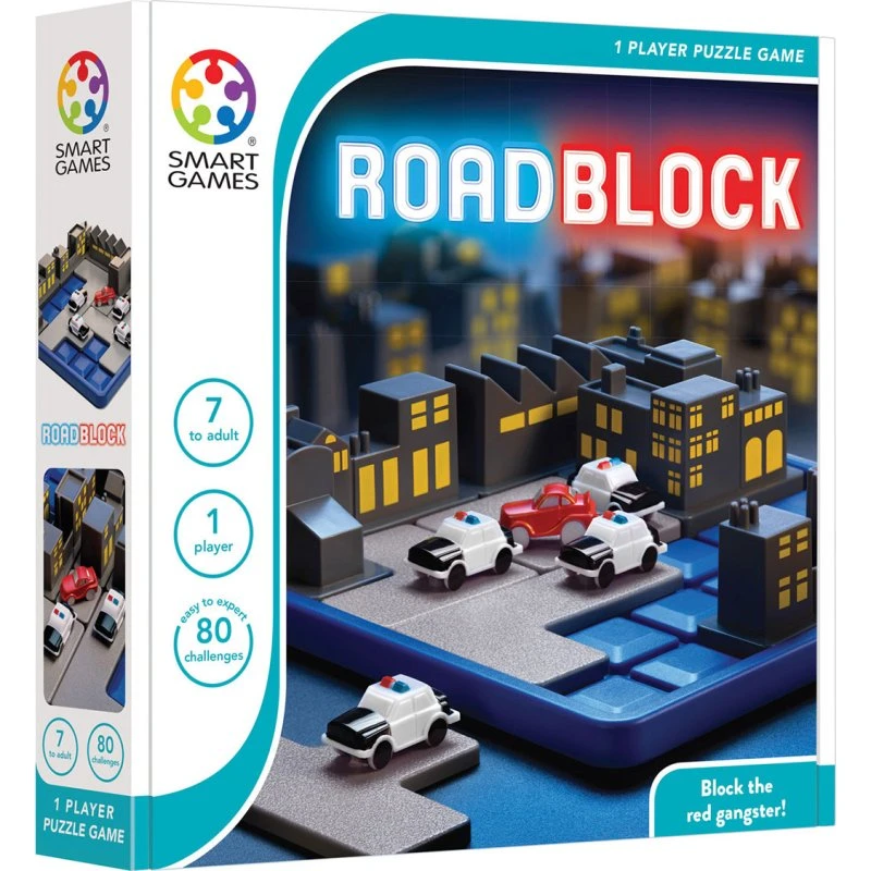 SmartGames RoadBlock (Nordic) - Logikspil for 7 år+