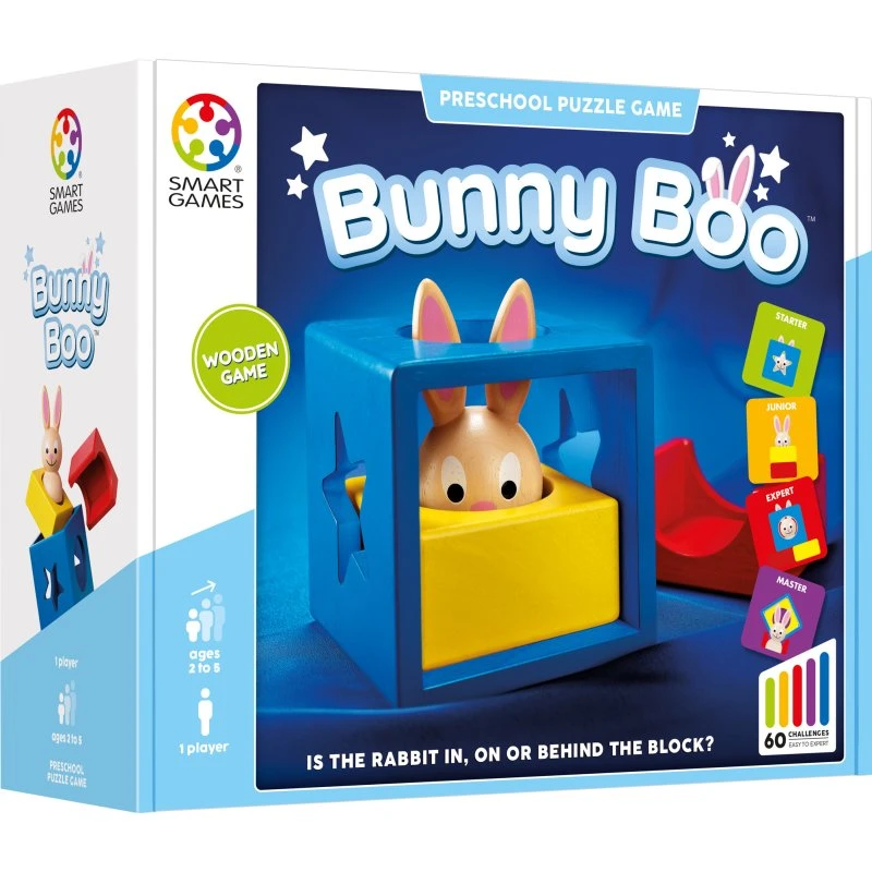 SmartGames Bunny Boo (Nordic) - Gådespil for 2+ år