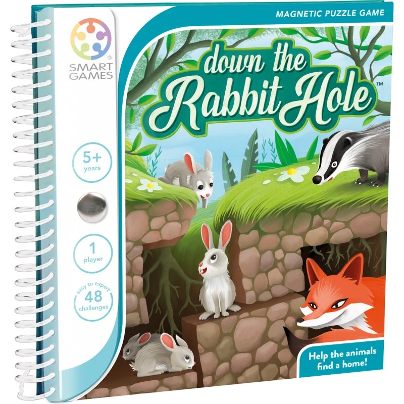 SmartGames Magnetic Travel - Down the Rabbit Hole (Nordic)