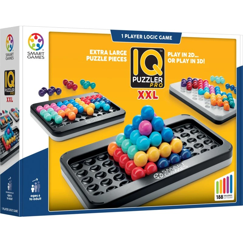 SmartGames IQ Puzzler Pro XXL 3D, 6+ år