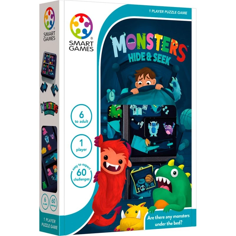 SmartGames Hide and Seek Monsters (Nordic) - Logikspil for 6 år+