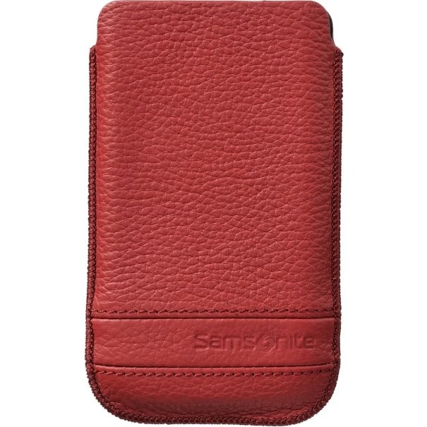 Samsonite Mobile Bag Classic Leather Large Rød