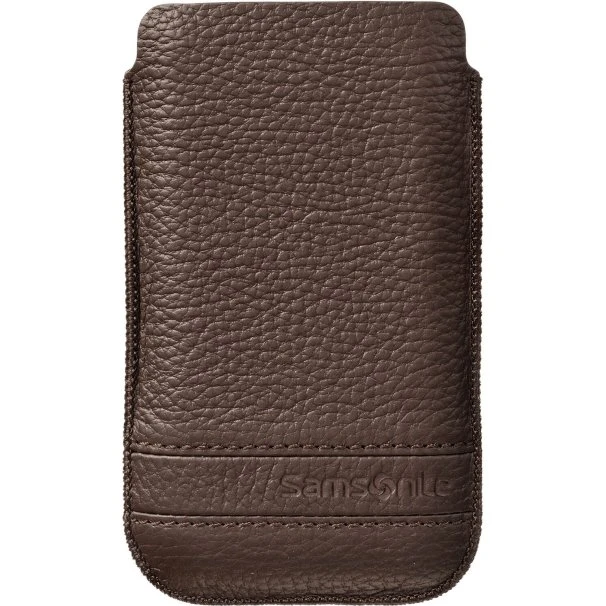 Samsonite Mobile Bag Classic Leather XL Brun