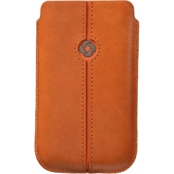 Samsonite Dezir Leather XL Orange Mobile Bag