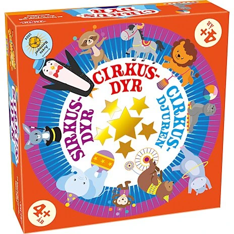 Cirkusdyr spil – fra 4 år, 2-5 spillere