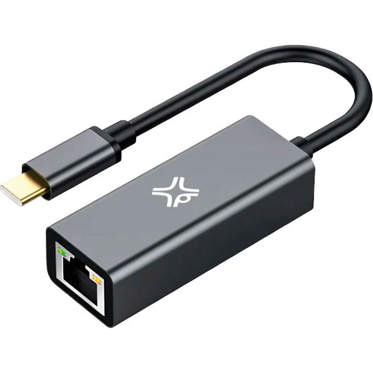 XtremeMac USB-C Netværksadapter, æblesølv