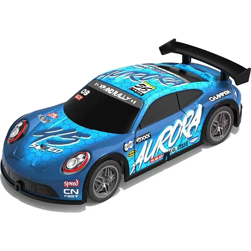 Toymax Aurora 45 RC Bil med Lys, 1:22, Blå/Grøn