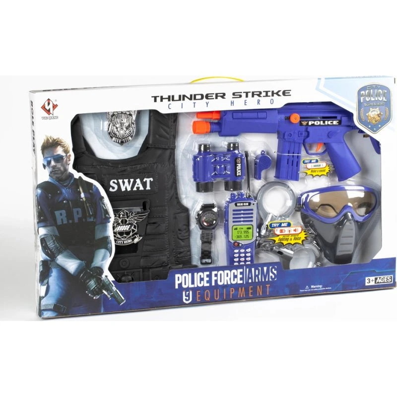 Vestergaard Group S.W.A.T. Sæt Stor, 9 dele, Blå/Grå