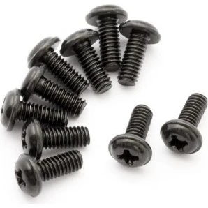 BlackZon Rundspids Skruer 2,5×6 mm - 534756