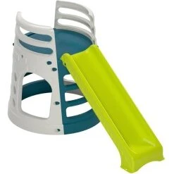 Palplay aktivitetstårn med grøn rutsjebane