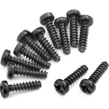 BlackZon Panhead Selvskærende Skruer 2,6x10 mm