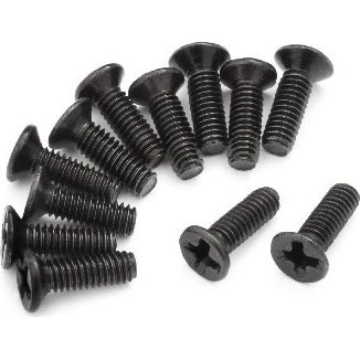 BlackZon Forsænkede Skruer KM2.5*8, 2.5x8 mm