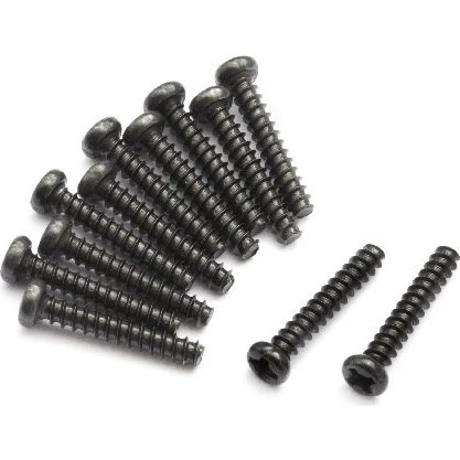 BlackZon PBHO2x12mm Pan Head Selvskærende Skruer