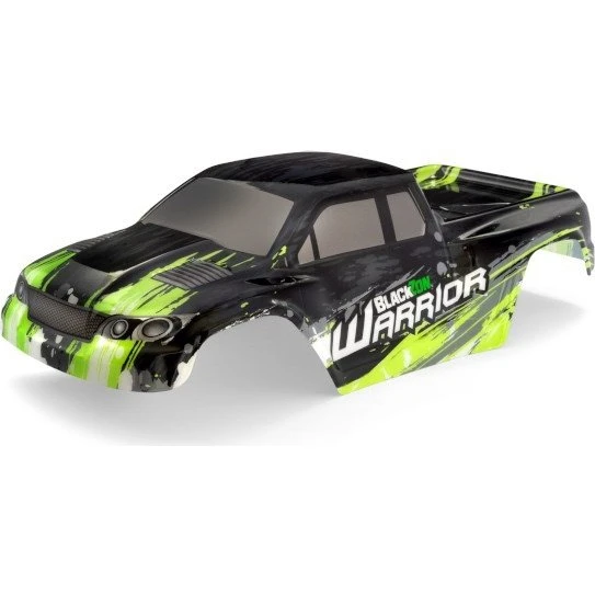 BlackZon Warrior Karosseri Sort/Grøn