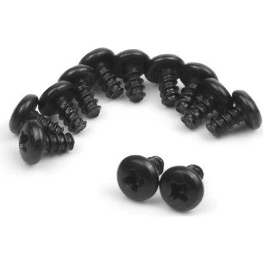 Blackzon Pan Head Selvskærende Skruer 2x4mm