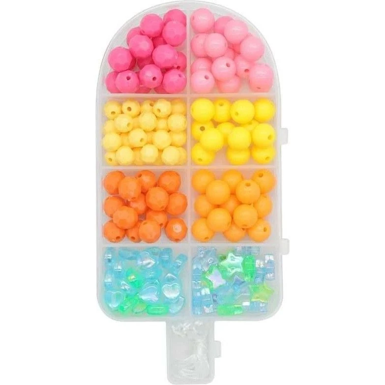 Pearl n Fun Ispind Perlemix – Farve- og formmix med 8 rum