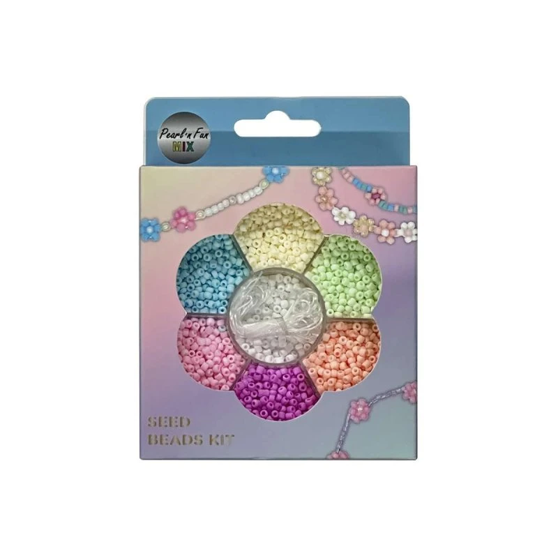 Pearl'n Fun Mini Perler Pastel 90g + Elastik