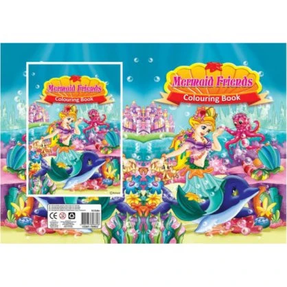 Hobby2You Malebog A4 Mermaid Friends 16 Sider