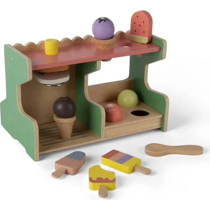 Dantoy Playful Wood Isbutik – Legetøj til børn fra 3 år