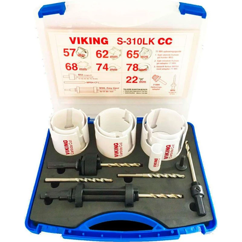 Viking S-310LK CC Hulsavsæt Ø22-78 mm