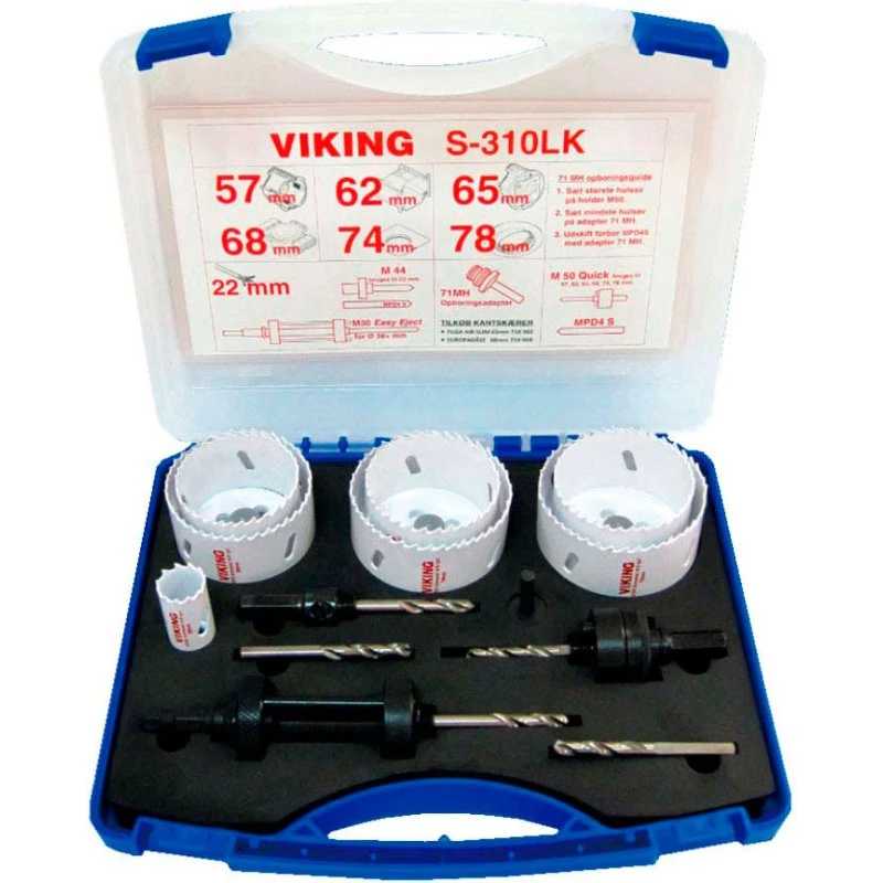 Viking S-310LK HSS Bi-M 8-Cobalt Hulsavsæt (22-78mm)