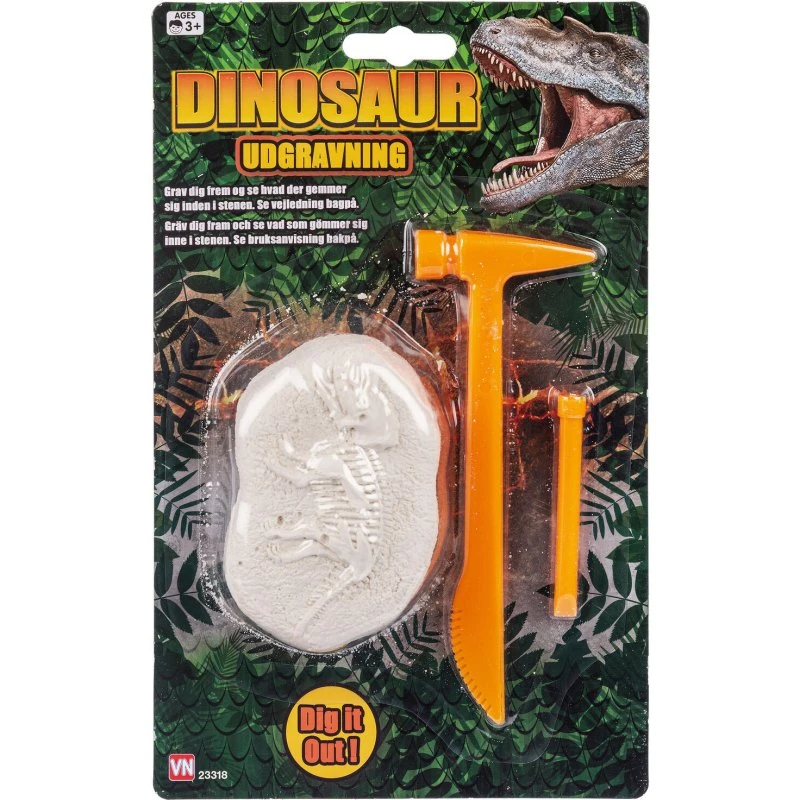 4-Kids Dinosaur Udgravningssæt – Assorterede modeller (3+ år)