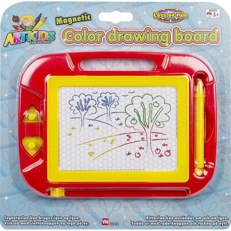 Artkids Artk Farvetavle 20 cm med 2 stempler