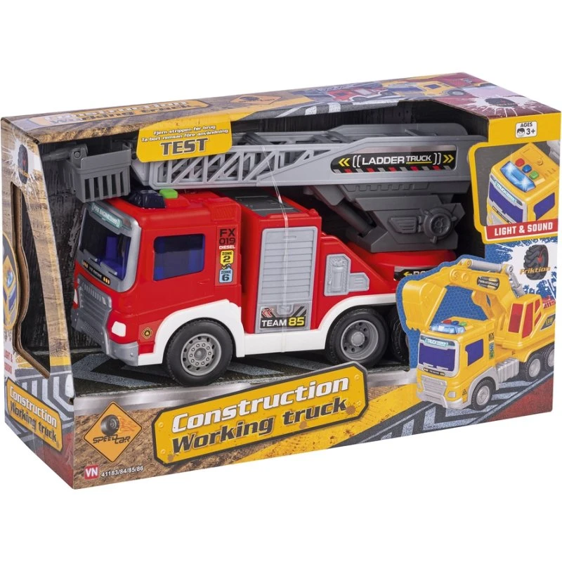 Speed Truck med Lys & Lyd – 22-24 cm, inkl. batterier