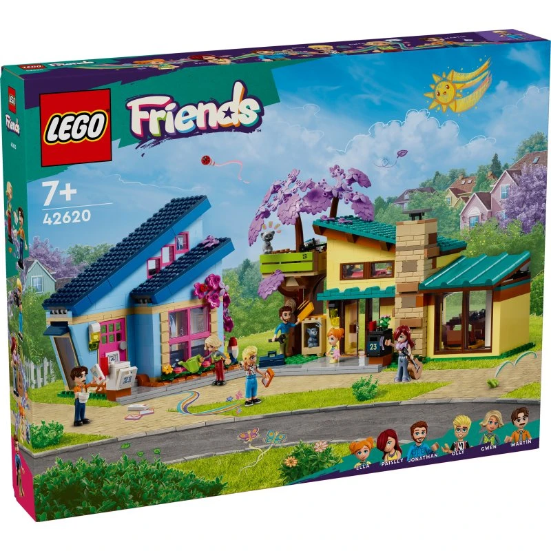 LEGO Friends 42620 Dukkehus med Olly og Paisley (1126 dele, 7+ år)