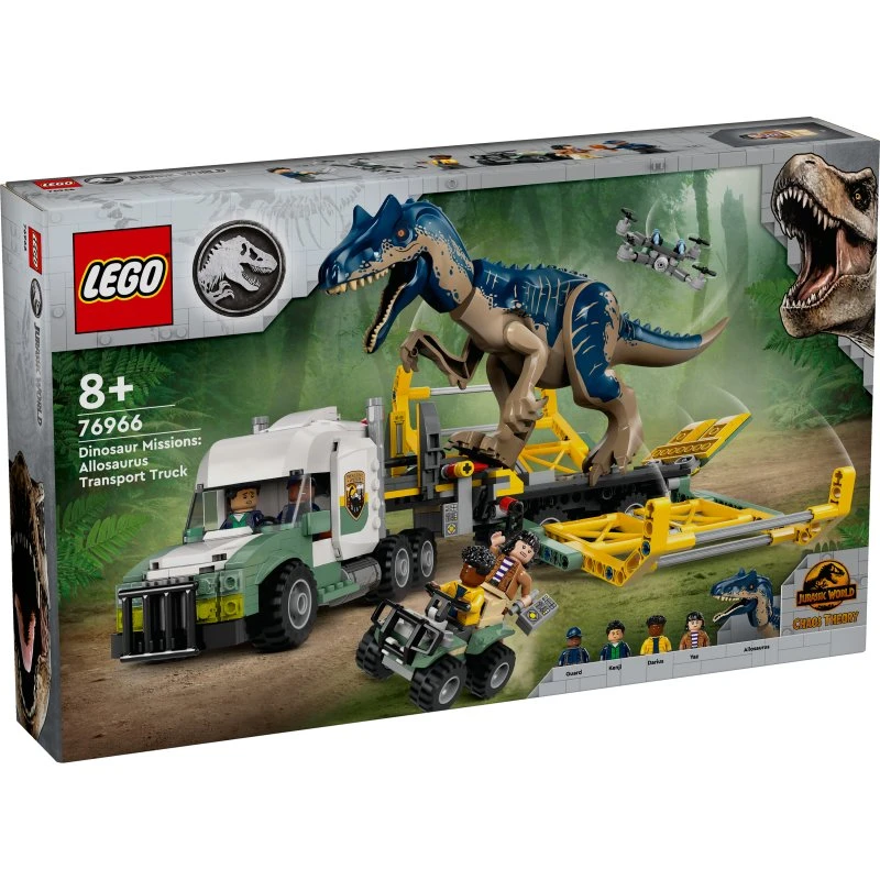 LEGO® Jurassic World Allosaurus Transport Truck – 588 dele