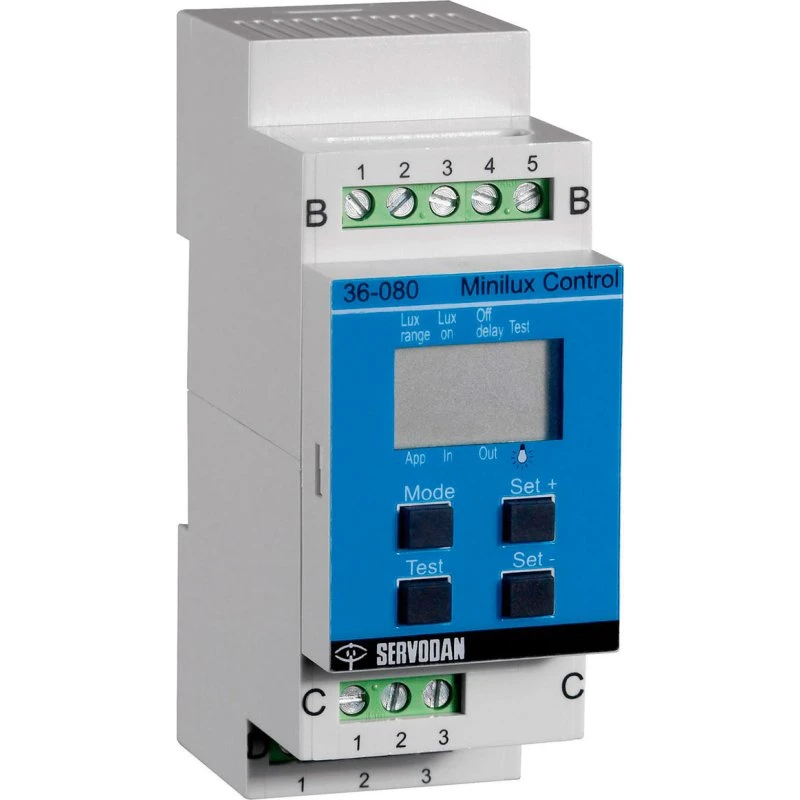 Niko Minilux Control 36-080, 230VAC, LCD-display