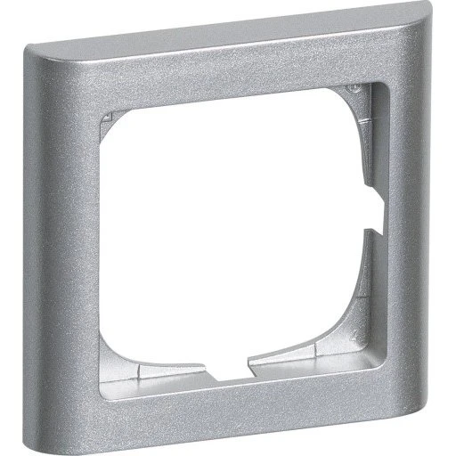 LK Fuga Softline 63 ramme 1 modul metallic