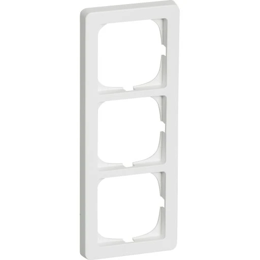 LK Fuga Baseline 63 3-modul hvid ramme